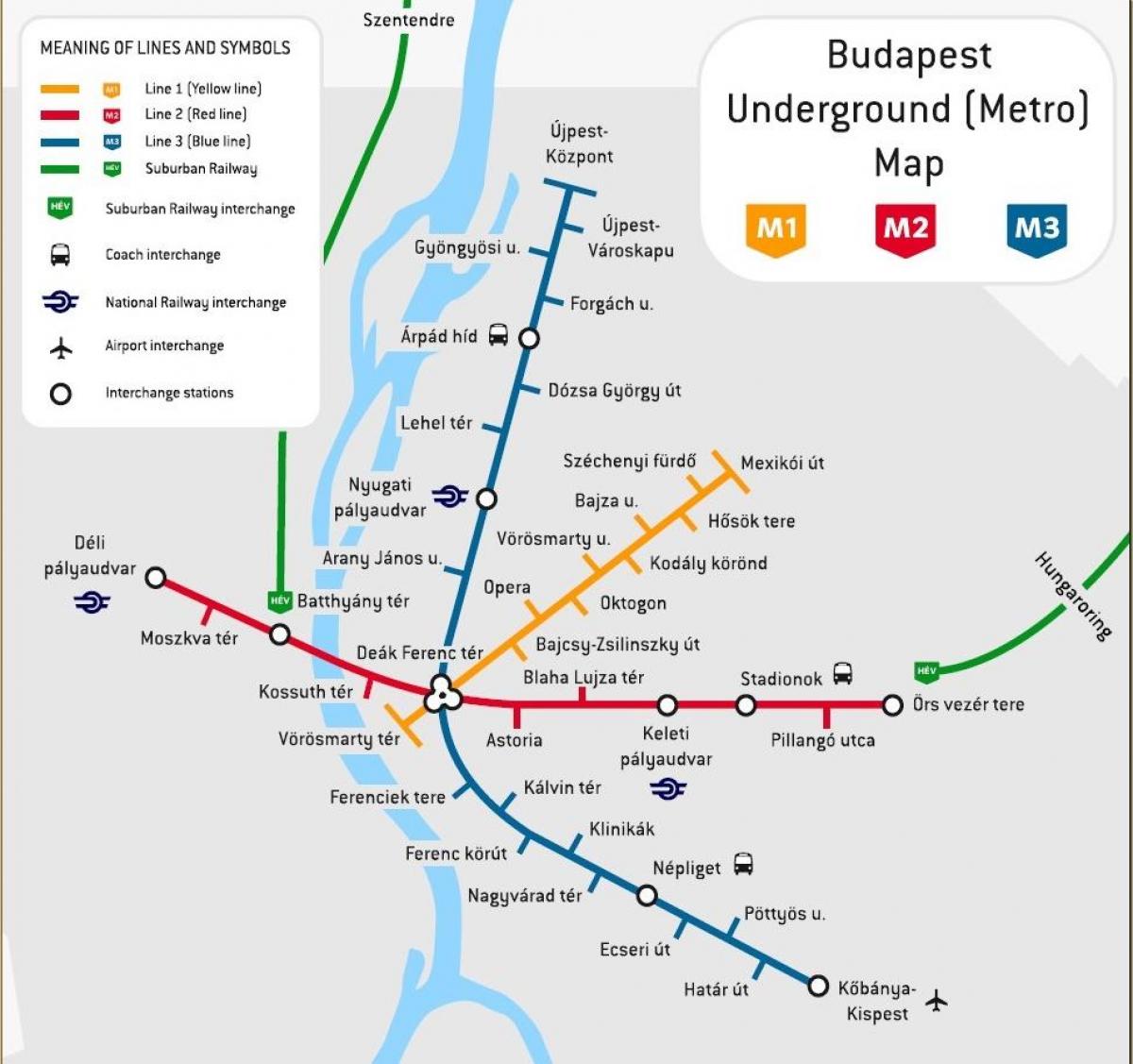 metro kart budapest, ungarn