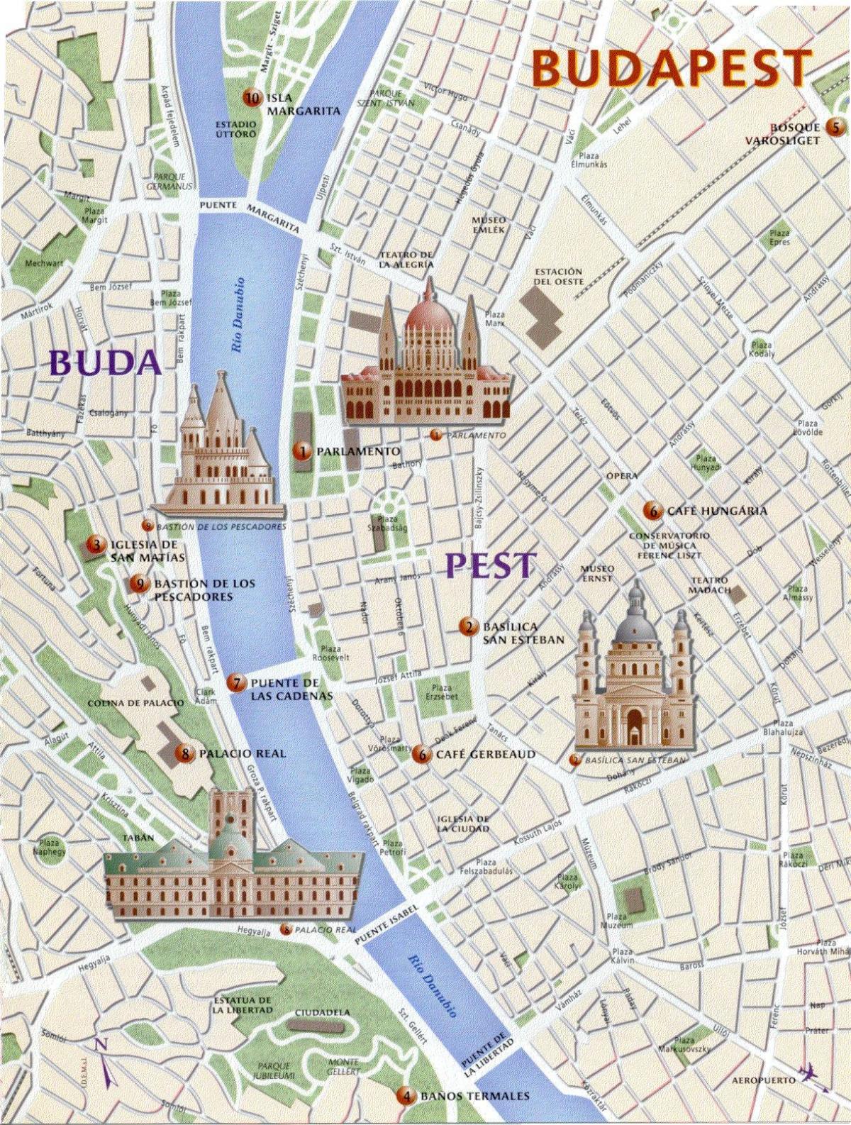 budapest landemerker kart