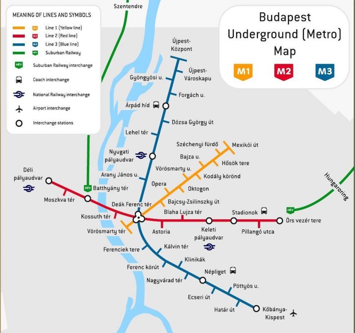 budapest busstasjon kart