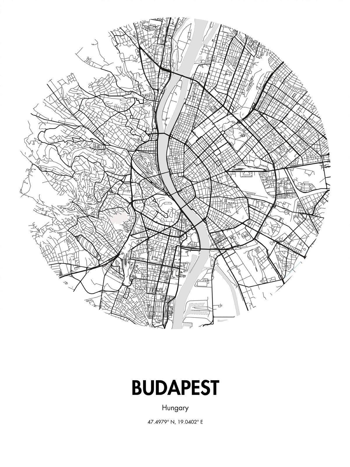 kart over budapest street art