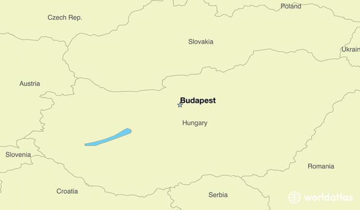 budapest, ungarn kart over europa