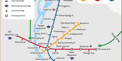 Metro kart budapest, ungarn
