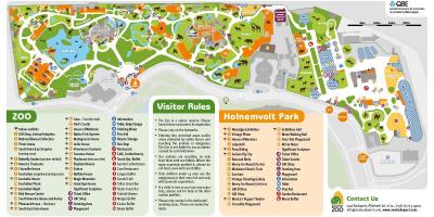 Kart over budapest zoo